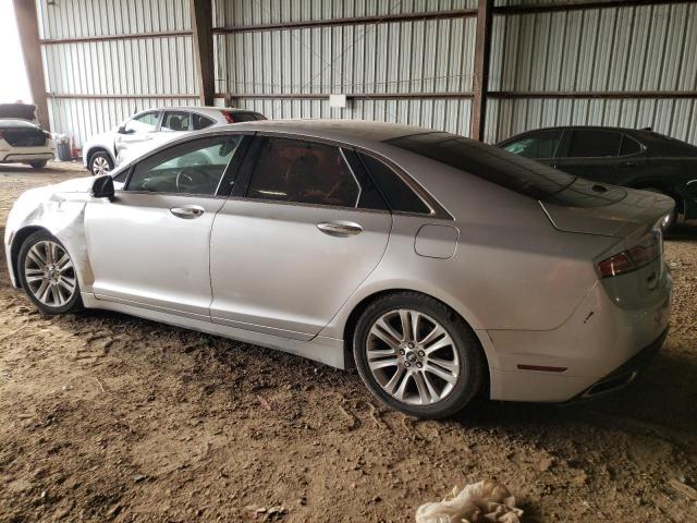 3LN6L2GK7ER829798 - 2014 LINCOLN MKZ SILVER photo 2