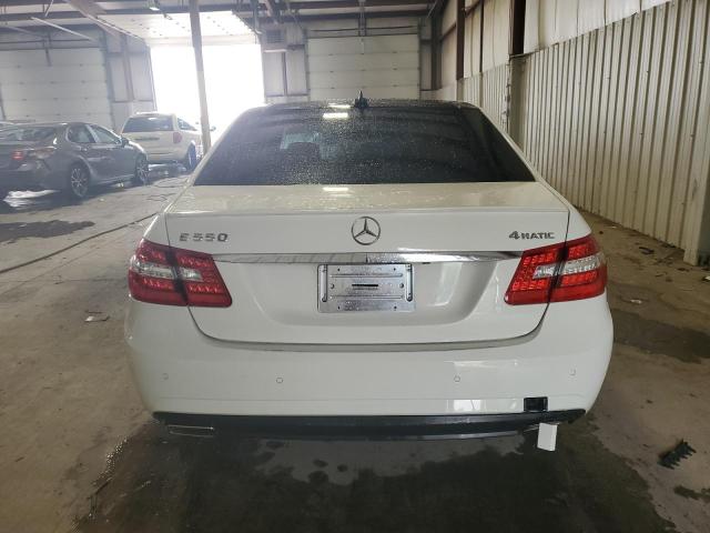 WDDHF9AB6BA362651 - 2011 MERCEDES-BENZ E 550 4MATIC WHITE photo 6