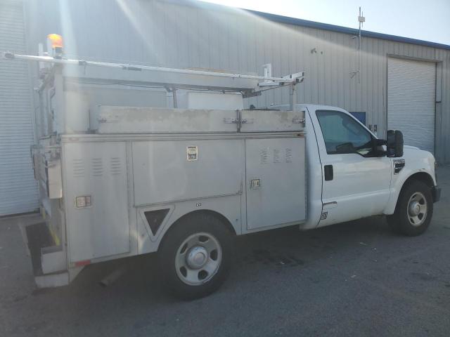 1FDWF30558EC89537 - 2008 FORD F350 SRW SUPER DUTY WHITE photo 3