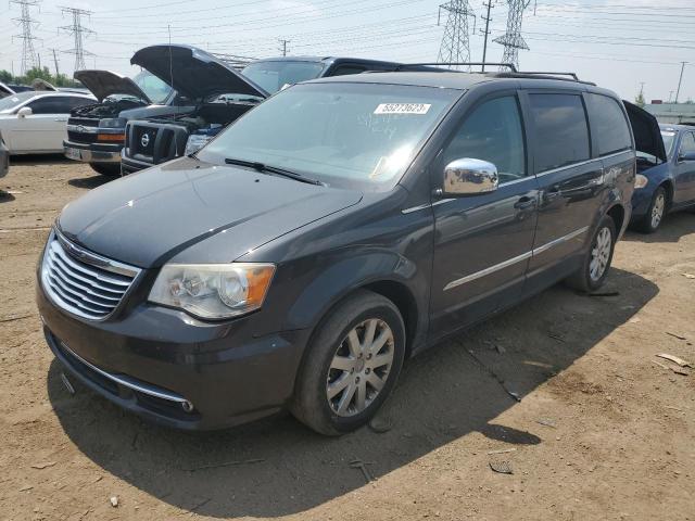 2C4RC1CG3CR169503 - 2012 CHRYSLER TOWN & COU TOURING L CHARCOAL photo 1