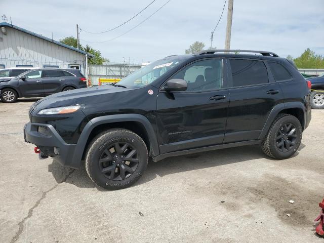1C4PJMBS2HW546180 - 2017 JEEP CHEROKEE TRAILHAWK BLACK photo 1