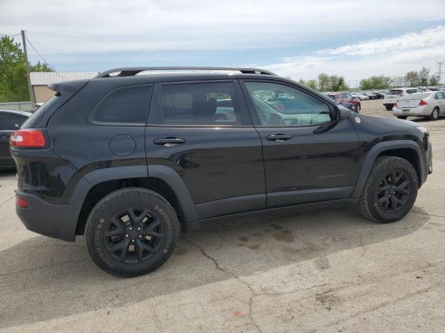 1C4PJMBS2HW546180 - 2017 JEEP CHEROKEE TRAILHAWK BLACK photo 3