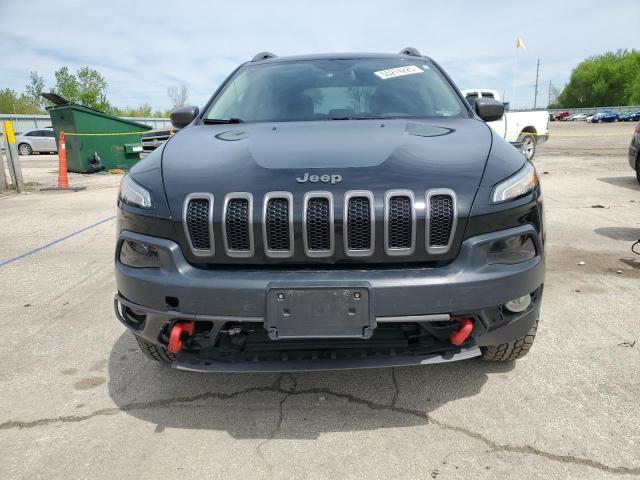 1C4PJMBS2HW546180 - 2017 JEEP CHEROKEE TRAILHAWK BLACK photo 5