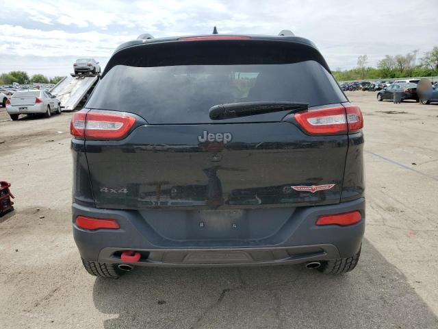1C4PJMBS2HW546180 - 2017 JEEP CHEROKEE TRAILHAWK BLACK photo 6