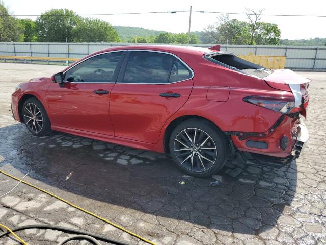 4T1T11AK4RU199359 - 2024 TOYOTA CAMRY SE NIGHT SHADE RED photo 2