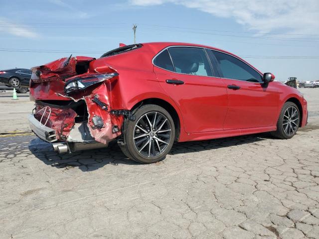 4T1T11AK4RU199359 - 2024 TOYOTA CAMRY SE NIGHT SHADE RED photo 3