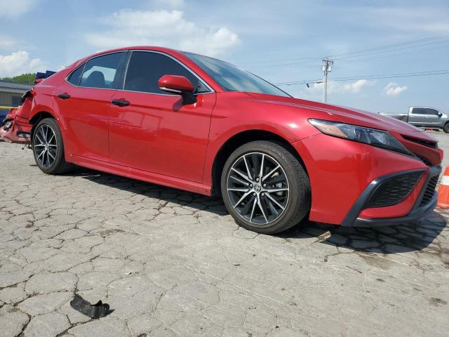 4T1T11AK4RU199359 - 2024 TOYOTA CAMRY SE NIGHT SHADE RED photo 4