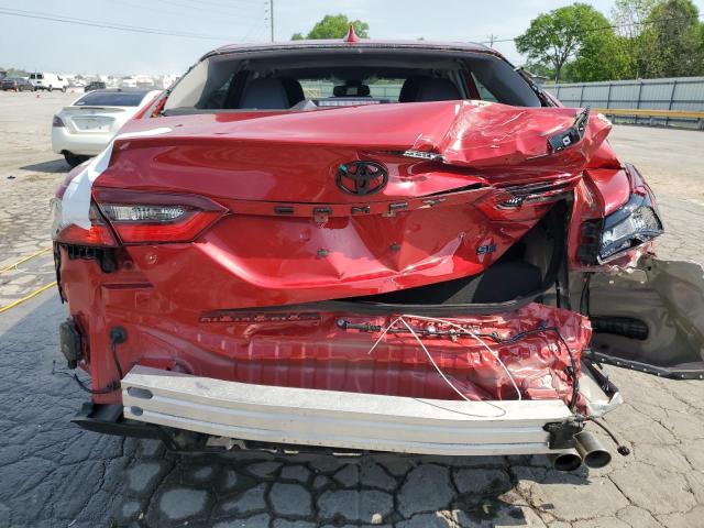 4T1T11AK4RU199359 - 2024 TOYOTA CAMRY SE NIGHT SHADE RED photo 6
