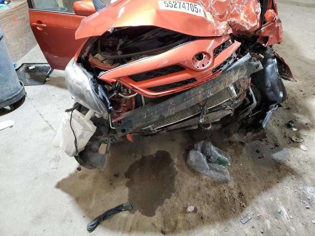 2T1BU4EE1DC069932 - 2013 TOYOTA COROLLA BASE Қызғылт сары фото 11