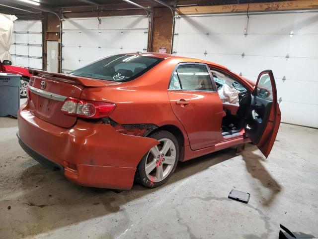 2T1BU4EE1DC069932 - 2013 TOYOTA COROLLA BASE Қызғылт сары фото 3