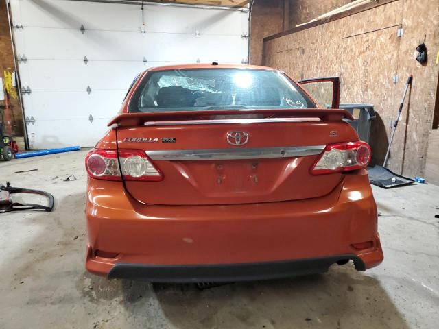 2T1BU4EE1DC069932 - 2013 TOYOTA COROLLA BASE Қызғылт сары фото 6