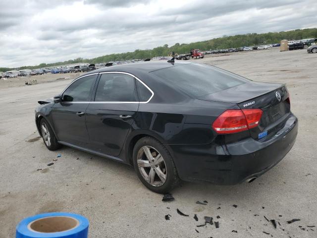 1VWBP7A36DC063160 - 2013 VOLKSWAGEN PASSAT SE BLACK photo 2