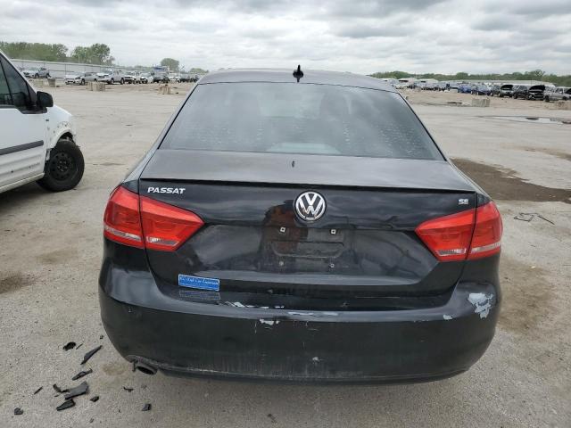 1VWBP7A36DC063160 - 2013 VOLKSWAGEN PASSAT SE BLACK photo 6