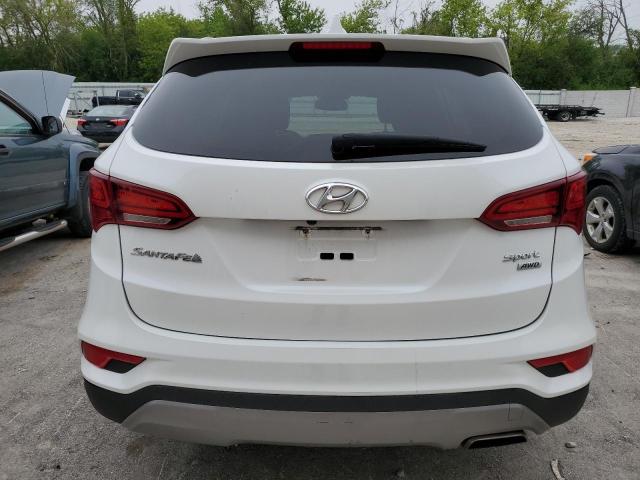 5XYZUDLB4HG418390 - 2017 HYUNDAI SANTA FE S WHITE photo 6