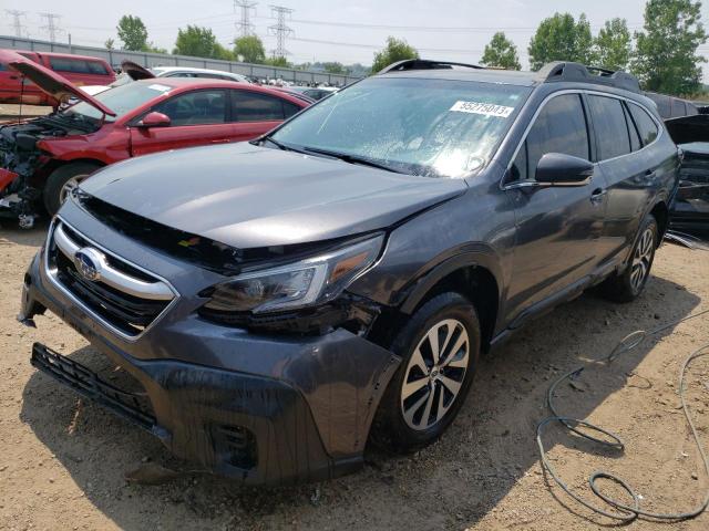 4S4BTAFC2N3243608 - 2022 SUBARU OUTBACK PREMIUM GRAY photo 1