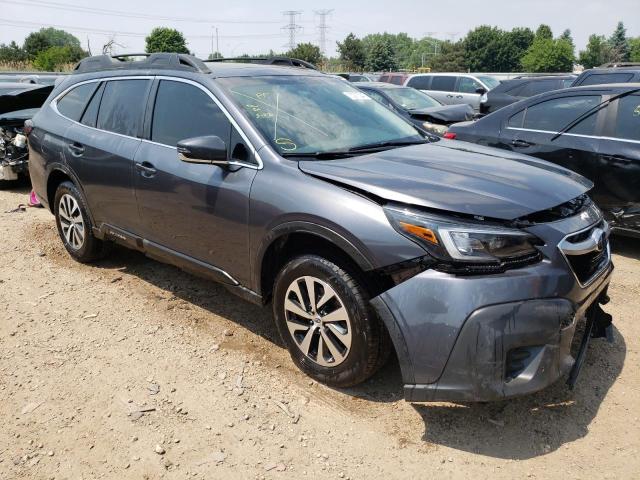 4S4BTAFC2N3243608 - 2022 SUBARU OUTBACK PREMIUM GRAY photo 4