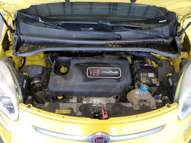 ZFBCFADH6EZ021474 - 2014 FIAT 500L TREKKING YELLOW photo 11