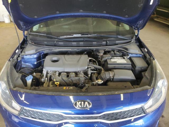 3KPA24AB9KE167487 - 2019 KIA RIO S BLUE photo 11