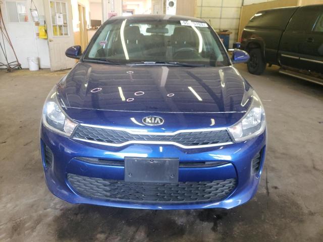 3KPA24AB9KE167487 - 2019 KIA RIO S BLUE photo 5