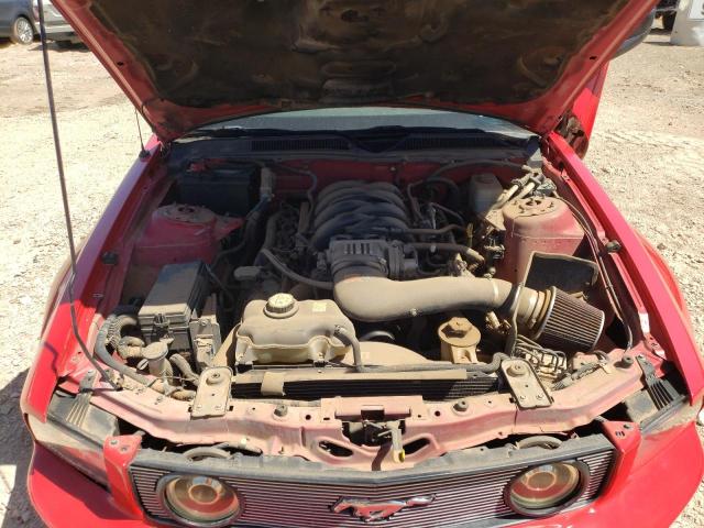 1ZVHT82H455127370 - 2005 FORD MUSTANG GT RED photo 11