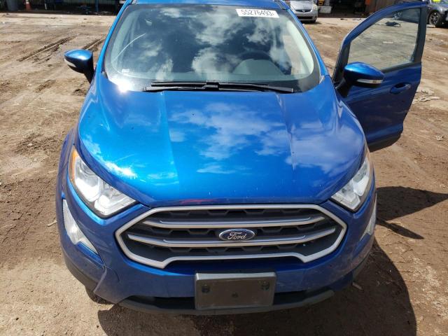 MAJ6S3GL9LC319184 - 2020 FORD ECOSPORT SE BLUE photo 11