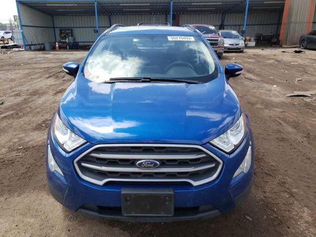 MAJ6S3GL9LC319184 - 2020 FORD ECOSPORT SE BLUE photo 5