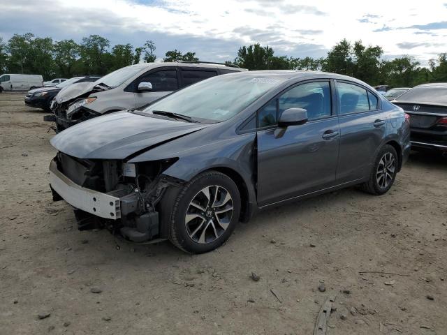 19XFB2F95DE287161 - 2013 HONDA CIVIC EXL GRAY photo 1