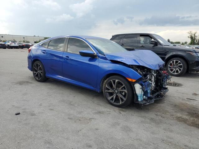 2HGFC2F88LH551899 - 2020 HONDA CIVIC SPORT 蓝色 照片 4