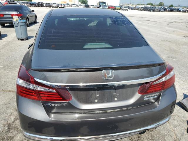 1HGCR2F16HA144545 - 2017 HONDA ACCORD SPORT SPECIAL EDITION GRAY photo 6