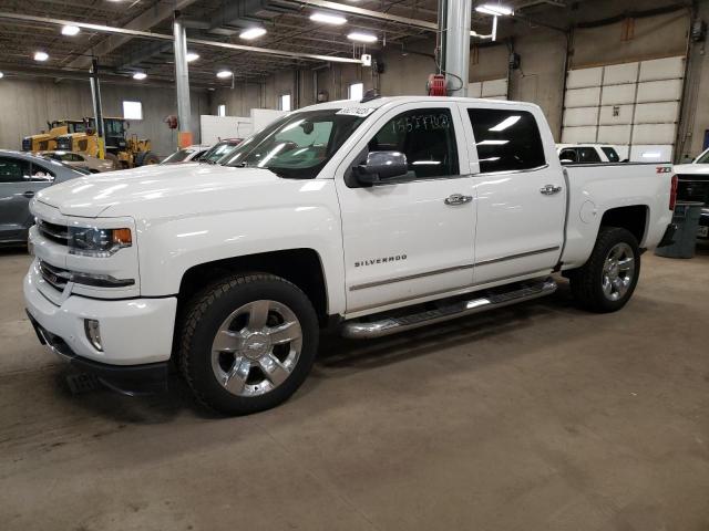 3GCUKSEC3JG219364 - 2018 CHEVROLET SILVER1500 K1500 LTZ WHITE photo 1