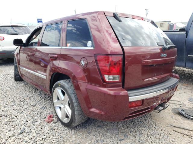 1J8HR78358C143576 - 2008 JEEP GRAND CHER SRT-8 MAROON photo 3