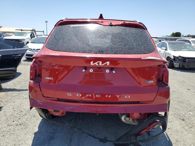 KNDRMDLH1N5088636 - 2022 KIA SORENTO SX PRESTIGE RED photo 6