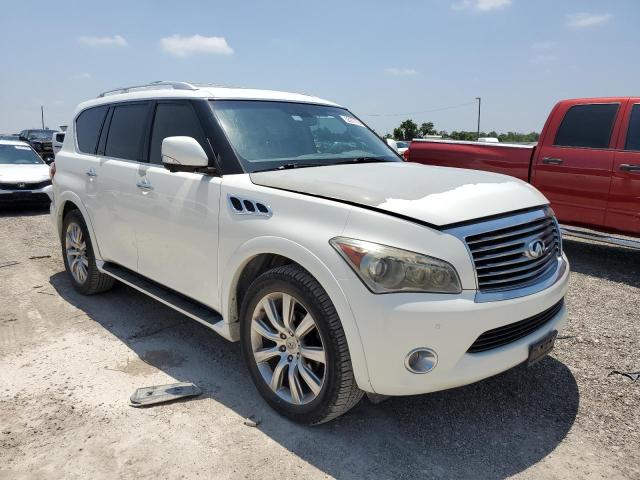 JN8AZ2NF2D9531001 - 2013 INFINITI QX56 WHITE photo 4