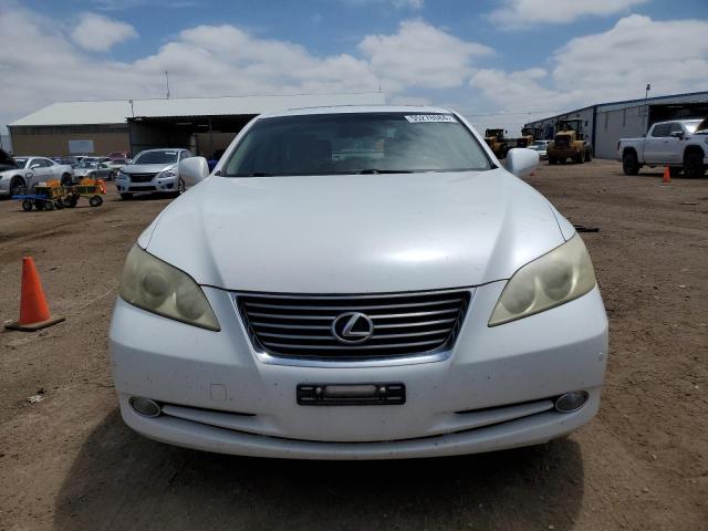 JTHBJ46G172068922 - 2007 LEXUS ES 350 WHITE photo 5