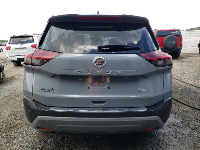 5N1AT3CAXMC744058 - 2021 NISSAN ROGUE SL GRAY photo 6