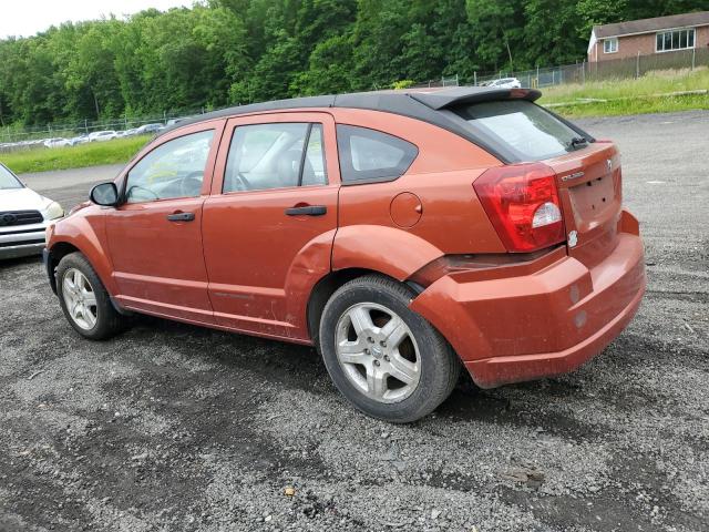 1B3HB48B17D248174 - 2007 DODGE CALIBER SXT ORANGE photo 2