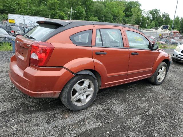 1B3HB48B17D248174 - 2007 DODGE CALIBER SXT ORANGE photo 3