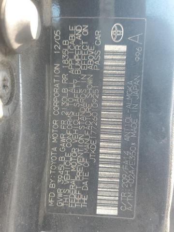 JTKDE177260109251 - 2006 TOYOTA SCION TC 黑色 照片 13