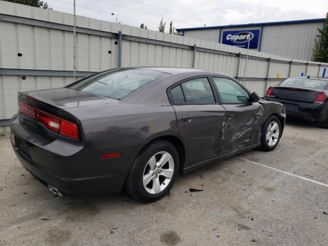 2C3CDXBG2EH324188 - 2014 DODGE CHARGER SE GRAY photo 3