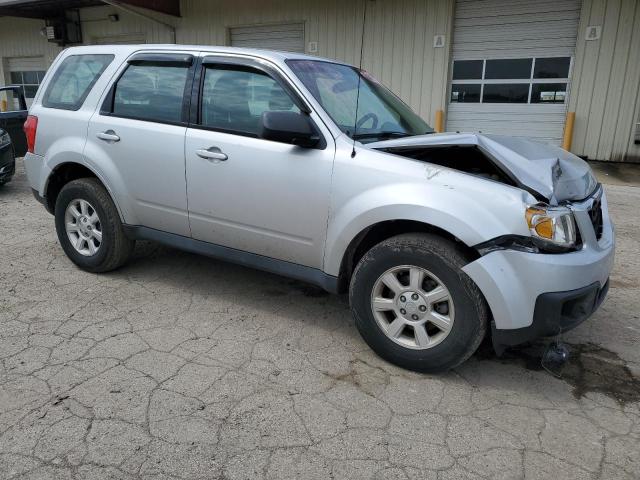 4F2CY0C74AKM05590 - 2010 MAZDA TRIBUTE I SILVER photo 4