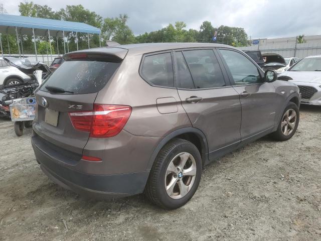 5UXWX5C56CL720334 - 2012 BMW X3 XDRIVE28I BROWN photo 3