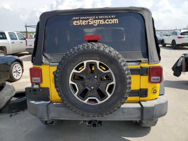 1C4AJWAG6FL702797 - 2015 JEEP WRANGLER SPORT YELLOW photo 6