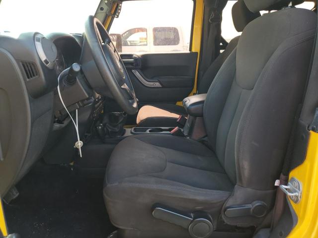 1C4AJWAG6FL702797 - 2015 JEEP WRANGLER SPORT YELLOW photo 7
