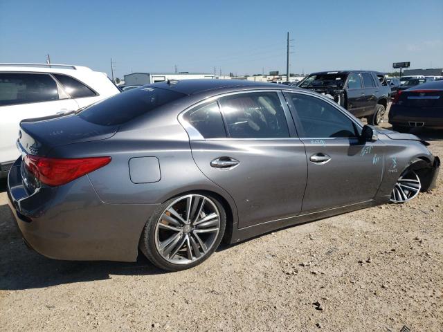 JN1AV7AP4EM691630 - 2014 INFINITI Q50 HYBRID PREMIUM GRAY photo 3