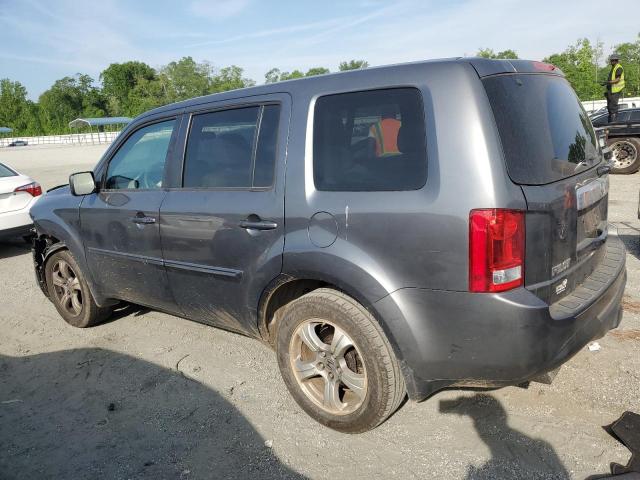 5FNYF4H44DB005919 - 2013 HONDA PILOT EX GRAY photo 2