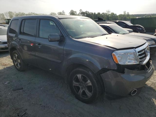 5FNYF4H44DB005919 - 2013 HONDA PILOT EX GRAY photo 4