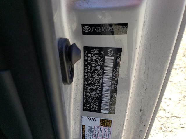 JTKDE167980247230 - 2008 TOYOTA SCION TC 银色 照片 12