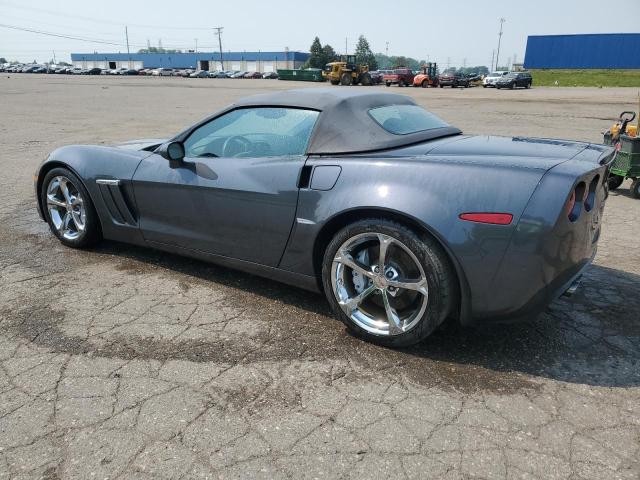 1G1YW3DW7B5101763 - 2011 CHEVROLET CORVETTE GRAND SPORT GRAY photo 2