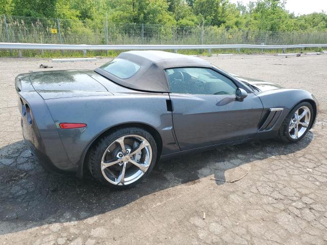 1G1YW3DW7B5101763 - 2011 CHEVROLET CORVETTE GRAND SPORT GRAY photo 3