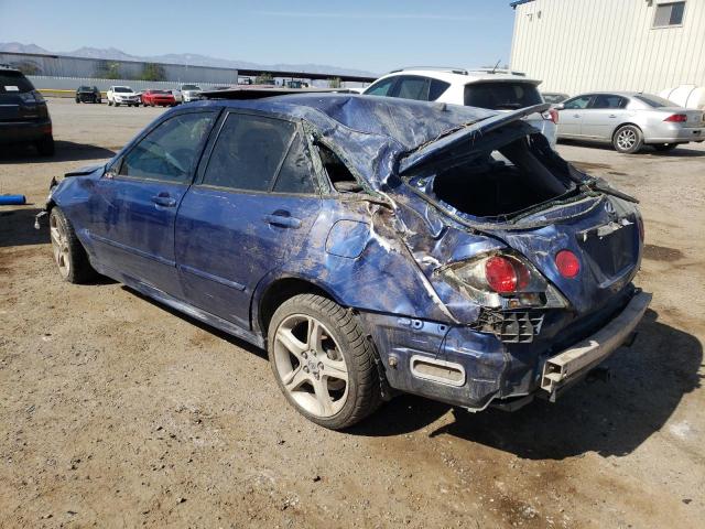 JTHED192720036693 - 2002 LEXUS IS 300 SPORTCROSS BLUE photo 2